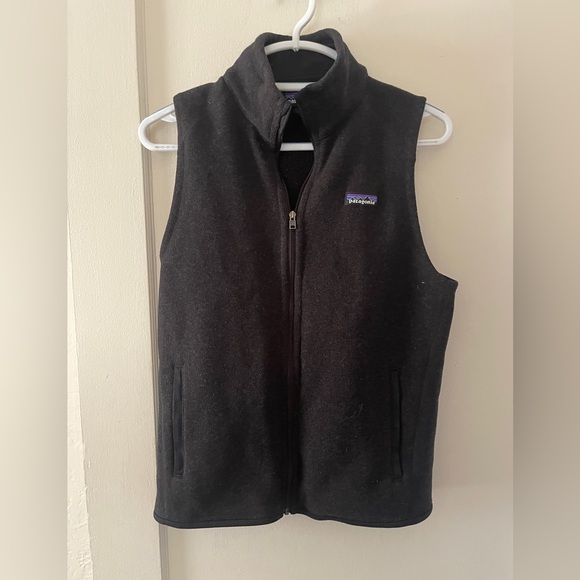 Patagonia Black better sweater Fleece Vest woman’s size medium - Picture 1 of 10